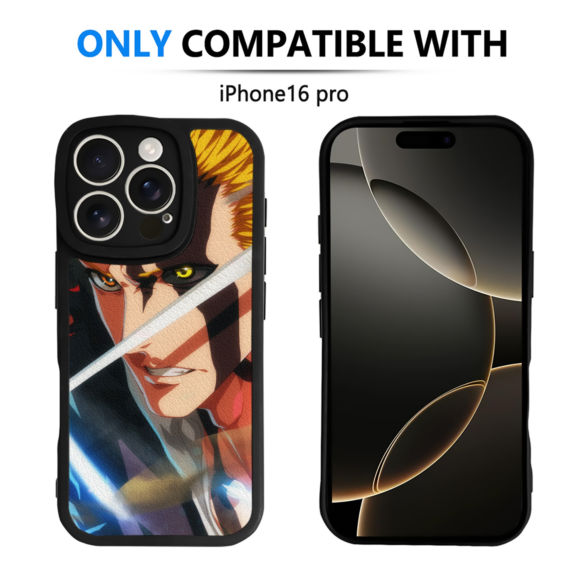 （画像用） ブリーチ BLEACH 【iPhone 16シリーズ対応】シリコンスマホケース（レザー調） 材質：シリコン
